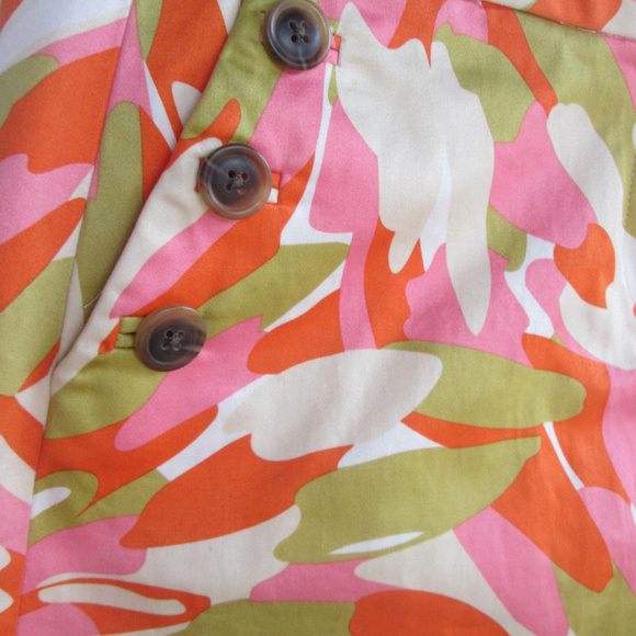 J Crew Skirt Cotton Blend Lined Camo - Picture 2 of 4